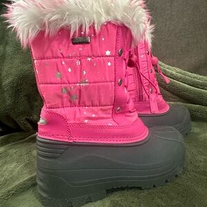 Viking Pink Kids Snow Boots